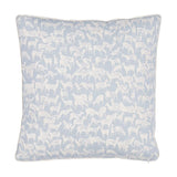 Schumacher Slate Blue 16" x 16" Fauna Pillow