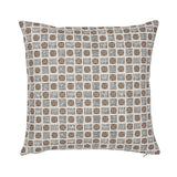 Schumacher Wren 16" x 16" Mottley Grid Pillow