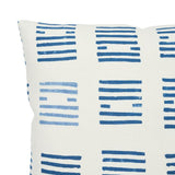 Schumacher Tiasquam Blue 20" x 20" Pillow