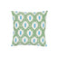 Schumacher Green 20" x 20" Indio & Presidio Ikat Pillow