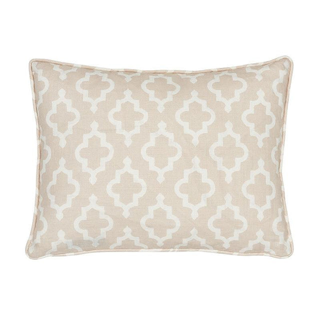 Schumacher Quiet Pink 16" x 12" Jake Pillow