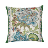 Schumacher Multi 18" x 18" Anjou Stripe Pillow