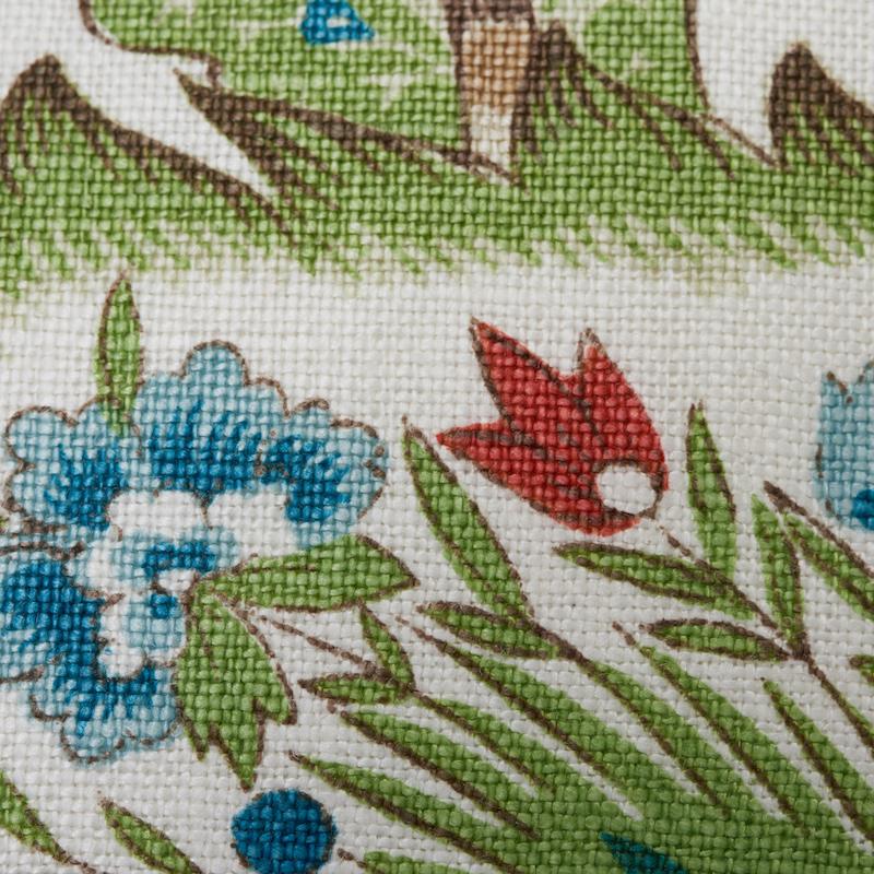 Schumacher Anjou Stripe Multi 18" x 18" Pillow