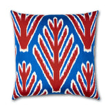 Schumacher Yellow & Red 20" x 20" Magical Ming Dragon Pillow