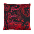 Schumacher Pink & Black 20" x 20" Modern Toile Box Pillow