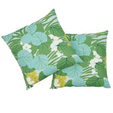 Schumacher Sea Grapes 18" Palm 18" x 18" Pillow