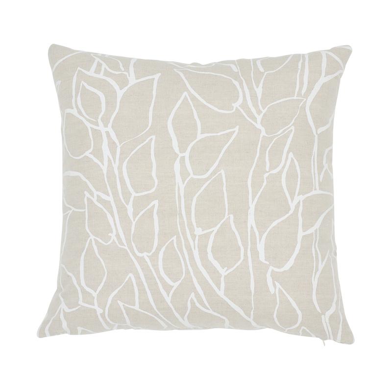 Schumacher Solandra Vine Natural 20" x 20" Pillow
