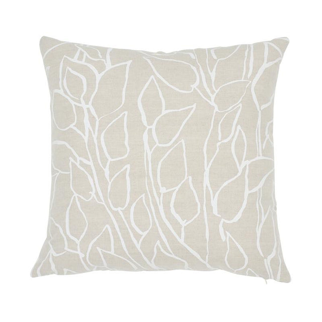 Schumacher Solandra Vine Natural 20" x 20" Pillow