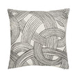 Schumacher Black & White 22" x 22" Freeform Pillow