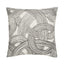 Schumacher Black & White 22" x 22" Freeform Pillow