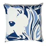 Schumacher Stevie Blue & White 22" x 22" Pillow