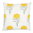 Schumacher Yellow 22" x 22" Marigold Pillow