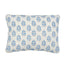 Schumacher Blue & White 16" x 12" Aditi Hand Blocked Print Pillow