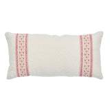 Schumacher Pica Bella Hand Blocked Pink & Orange 24" x 12" Pillow