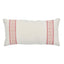 Schumacher Pica Bella Hand Blocked Pink & Orange 24" x 12" Pillow