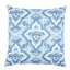 Schumacher Blues 22" x 22" Amalia Medallion Pillow