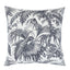 Schumacher Black 20" x 20" Toile Tropique Pillow