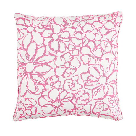 Schumacher Sidonie Magenta 22" x 22" Pillow