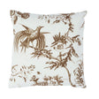Schumacher Brown 18" x 18" Toile De La Prairie Pillow