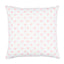 Schumacher Hearts + Coffee Bean Pink 18" x 18" Pillow