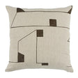 Schumacher Carbon 22" x 22" Circuit Pillow