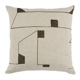 Schumacher Carbon 22" x 22" Circuit Pillow