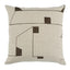 Schumacher Carbon 22" x 22" Circuit Pillow