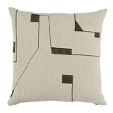 Schumacher Carbon 22" x 22" Circuit Pillow