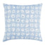 Schumacher Blue 20" x 20" Meadow Rock Pillow