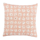 Schumacher Blush 22" x 22" Meadow Rock Pillow