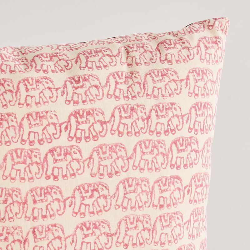 Schumacher Iron & Rose 20" x 20" Ellies + Garden Path Pillow