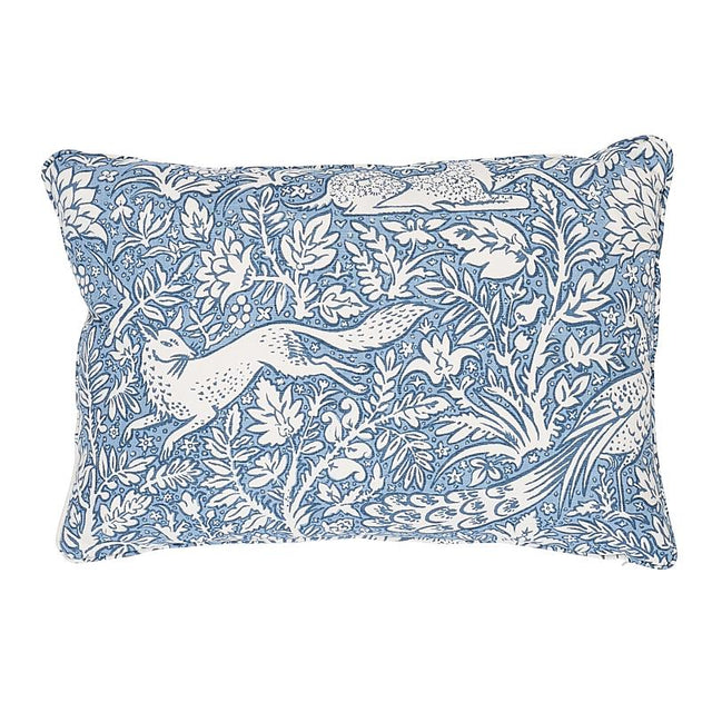 Schumacher Chambray 20" x 14" Khan'S Park Pillow