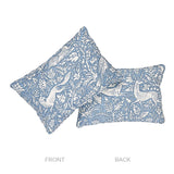 Schumacher Chambray 20" x 14" Khan'S Park Pillow