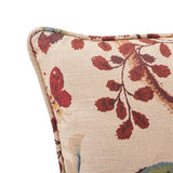 Schumacher Fox Hollow Document Natural 18" x 18" Pillow