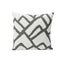 Schumacher Charcoal & White 20" x 20" Zimba Pillow