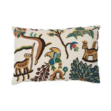 Schumacher Document 24" x 16" Colonial Crewel Pillow