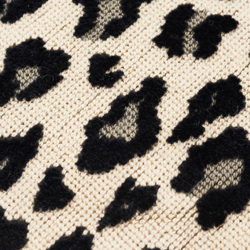 Schumacher Safari Epingle Snow Leopard 18" x 18" Pillow