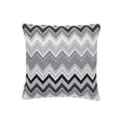 Schumacher Noir & Blanc 18" x 18" Zenyatta Mondatta Pillow