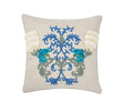 Schumacher Sea 18" x 18" Anemone Pillow