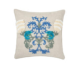 Schumacher Sea 18" x 18" Anemone Pillow