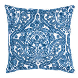 Schumacher Delft 22" x 22" Claremont Crewel Pillow