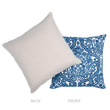 Schumacher Delft 22" x 22" Claremont Crewel Pillow