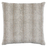 Schumacher Mineral 22" x 22" Nakuru Linen Velvet Pillow