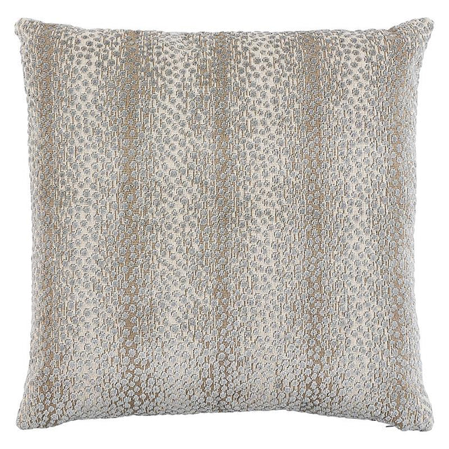 Schumacher Mineral 22" x 22" Nakuru Linen Velvet Pillow