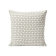 Schumacher Stone/White 16" x 16" Betwixt Pillow