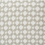 Schumacher Stone/White 16" x 16" Betwixt Pillow