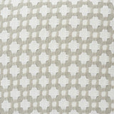 Schumacher Stone/White 18" x 18" Betwixt Pillow