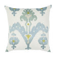 Schumacher Sky 22" x 22" Raja Embroidery Pillow