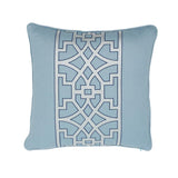Schumacher Sky 18" x 18" Don'T Fret Pillow
