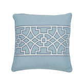 Schumacher Sky 18" x 18" Don'T Fret Pillow